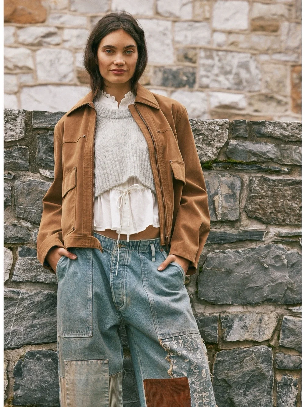 Free People Blair Faux Suede Jacket size S Retails: $168